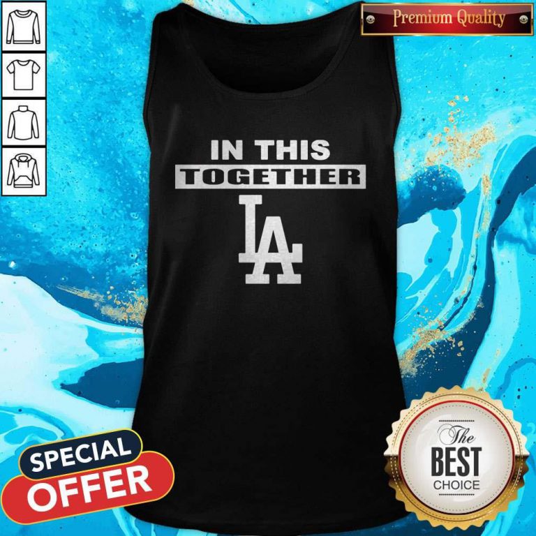 Official Dodgers In This Together Tank Top