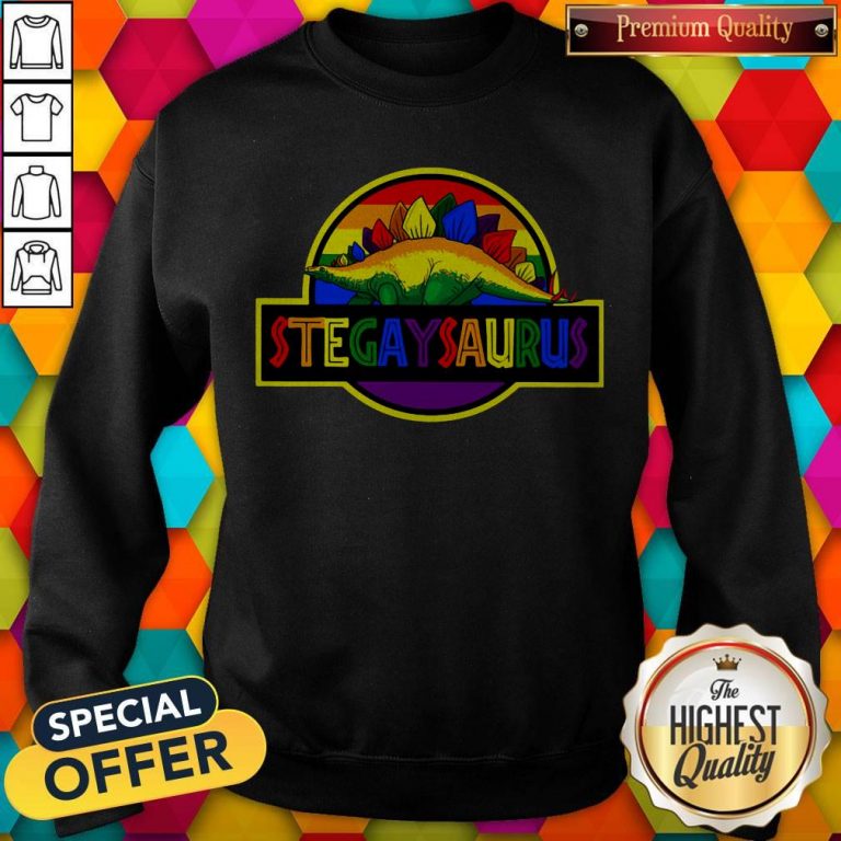 Official LGBT Stegaysaurus Sweatshirt
