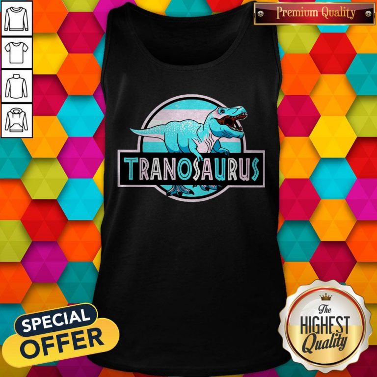 Official LGBT Tranosaurus Tank Top