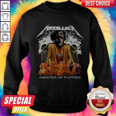 Official Metallica Master Of Puppies Sweatshirt
