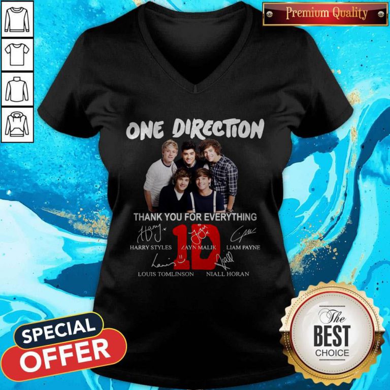 Pretty One Direction Thank You For Every Thing V-neck