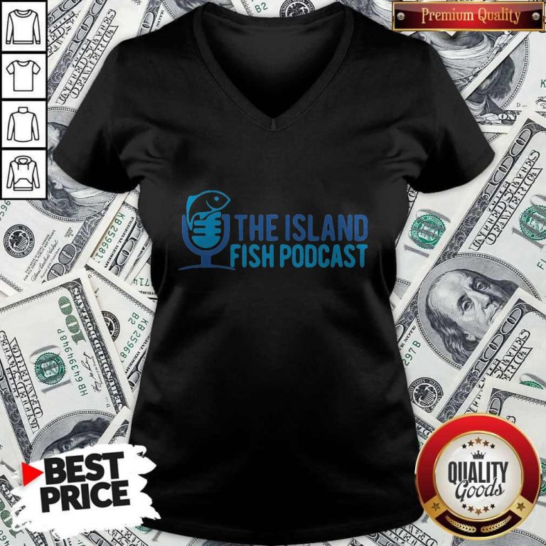Pretty The Island Fish Podcast V-neck