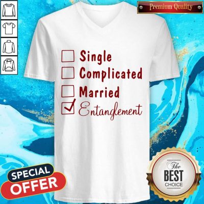 Single Complicated Married Entanglement V-neck