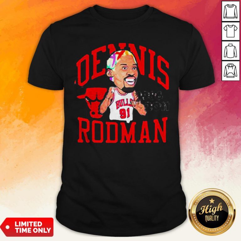 91 Dennis Rodman Chicago Bulls 1986 2011 Shirt