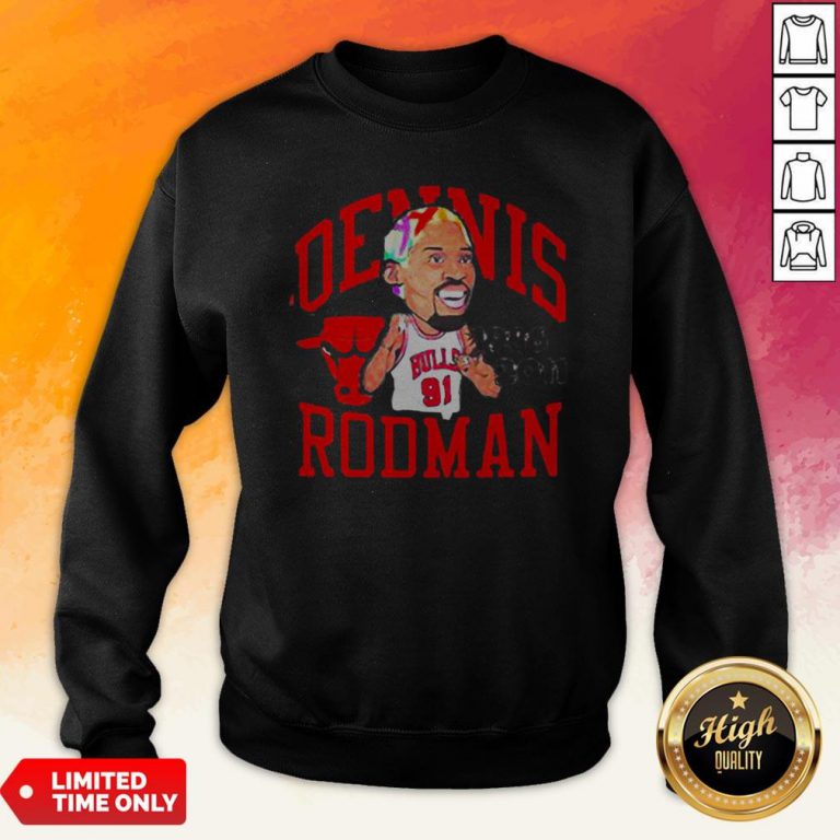 91 Dennis Rodman Chicago Bulls 1986 2011 Sweatshirt