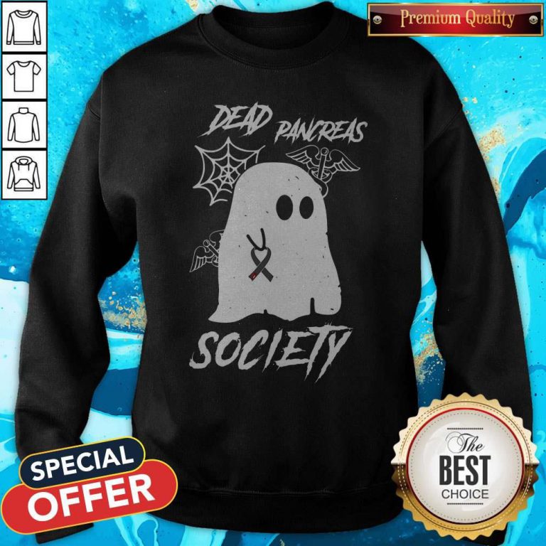 Ghost Dead Pancreas Society Halloween Sweatshirt