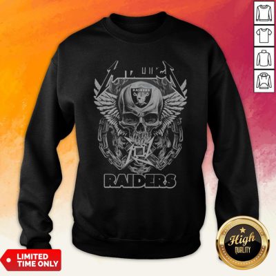 Good Skull Metallic Raiders Sweatshirt