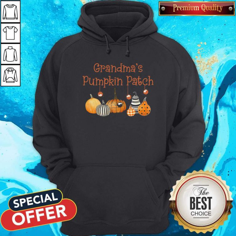 Grandma Pumpkin Patch Halloween Custome Hoodie