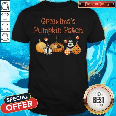 Grandma Pumpkin Patch Halloween Custome Shirt