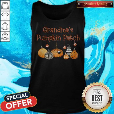 Grandma Pumpkin Patch Halloween Custome Tank Top