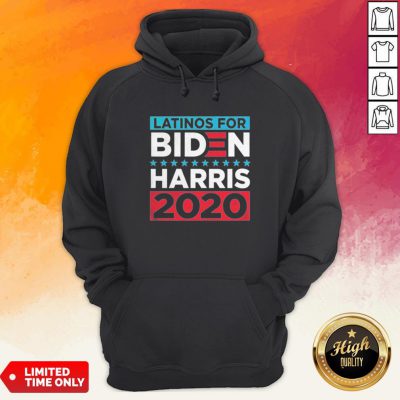 Latinos For Biden Harris 2020 Stars Hoodie