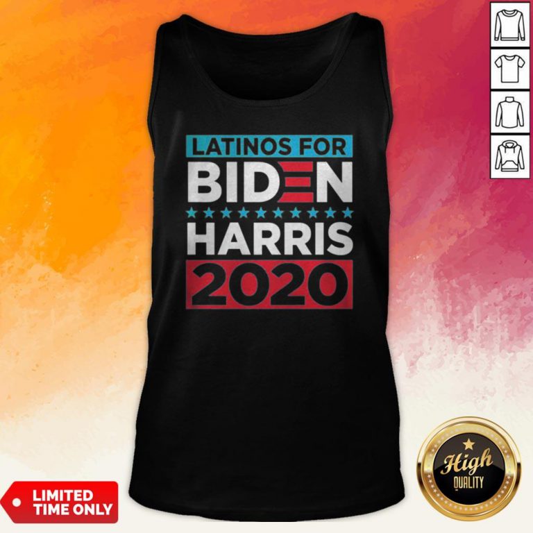 Latinos For Biden Harris 2020 Stars Tank Top