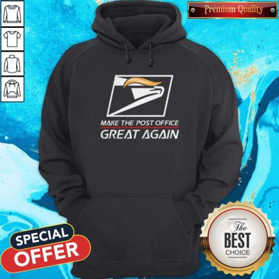 Logo USPS Make The Post Office Great Again Hoodie
