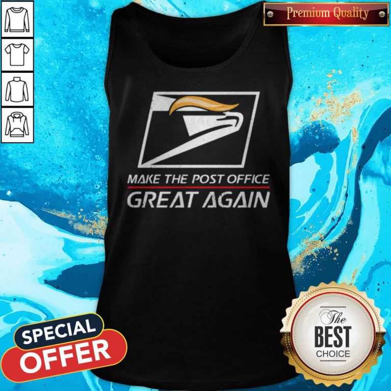 Logo USPS Make The Post Office Great Again Tank Top
