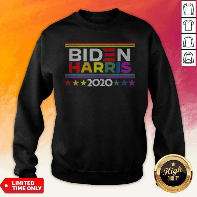 Official Lgbt Biden Harris 2020 Stars Sweatshirt