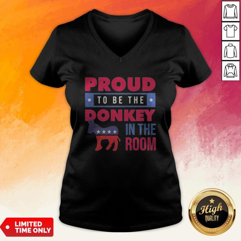 Proud To Be The Donkey In The Room V-neck