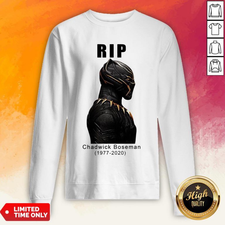 RIP Black Panther's Chadwick Boseman 1977 2020 Sweatshirt