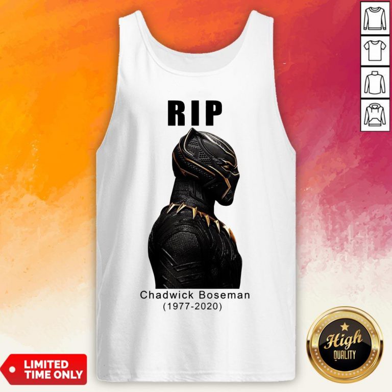 RIP Black Panther's Chadwick Boseman 1977 2020 Tank Top