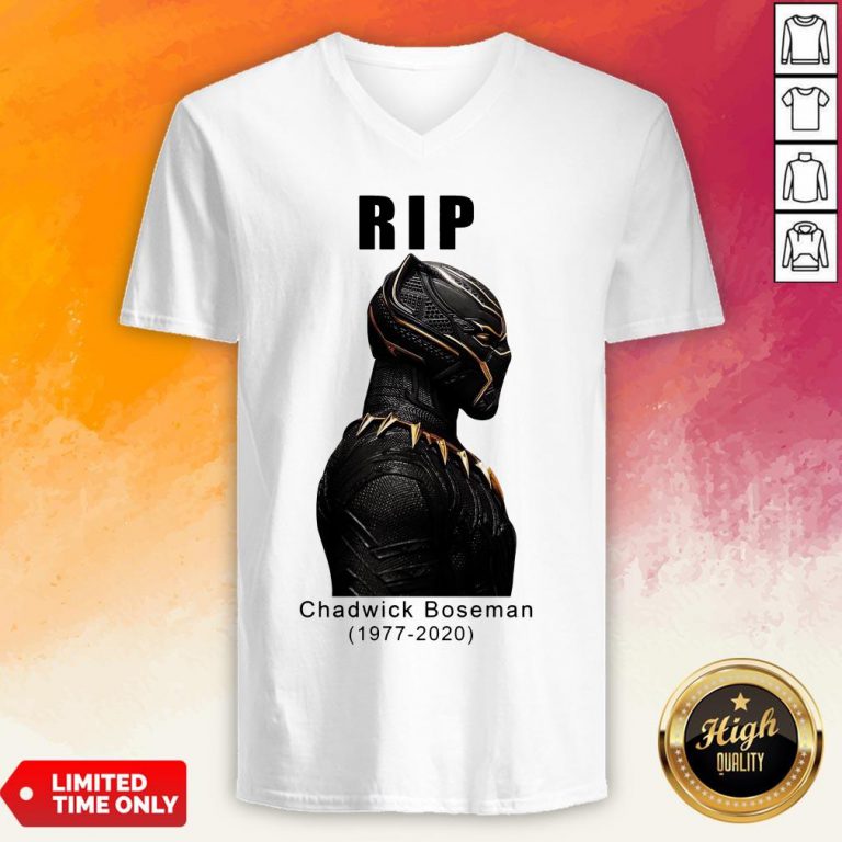 RIP Black Panther's Chadwick Boseman 1977 2020 V-neck
