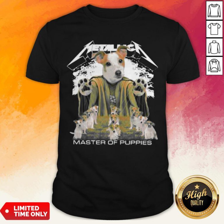 Russell Terrier Metallica Master Of Puppies Shirt