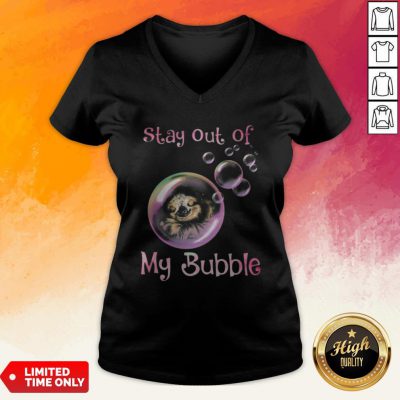 Sloth Sleeping Stay Out Of My Bubble Covid 19 V-neck