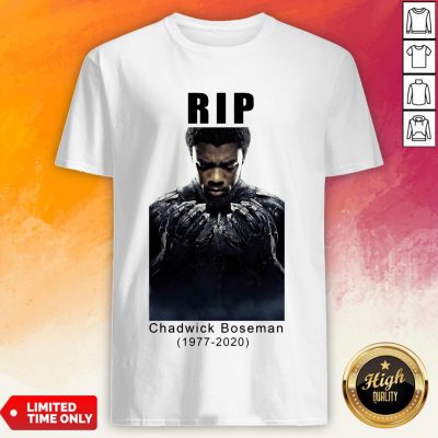 The King Of Wakanda Black Panther Had Dies 1977-2020 Shirt
