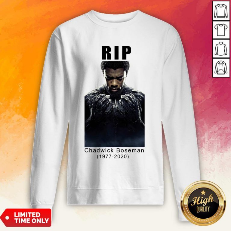 The King Of Wakanda Black Panther Had Dies 1977-2020 Sweatshirt