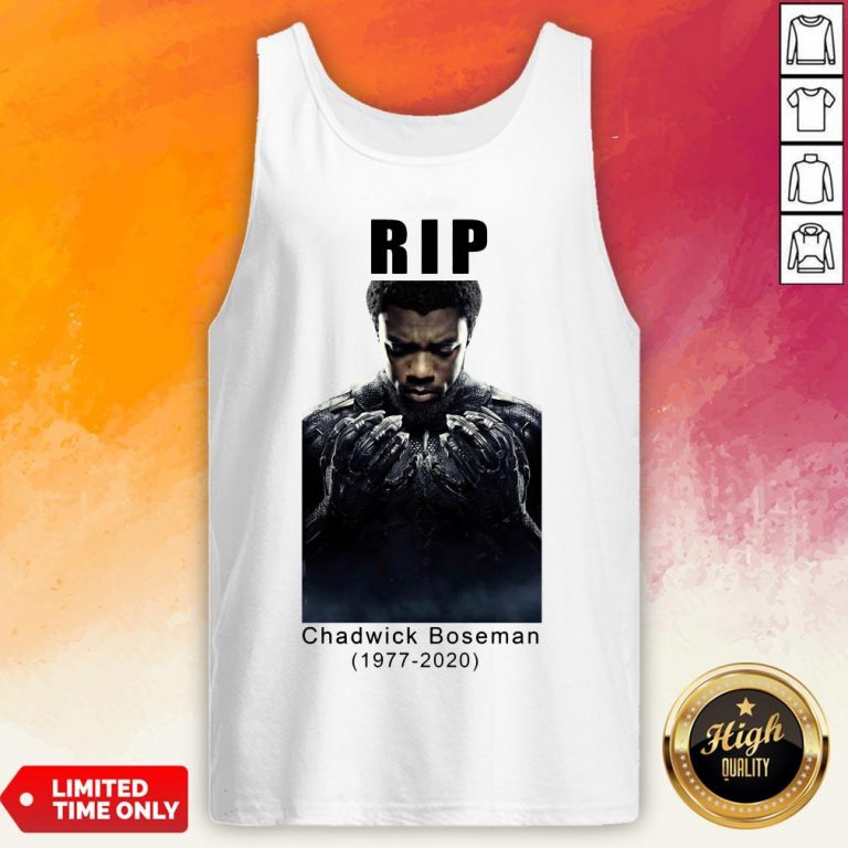 The King Of Wakanda Black Panther Had Dies 1977-2020 Tank Top