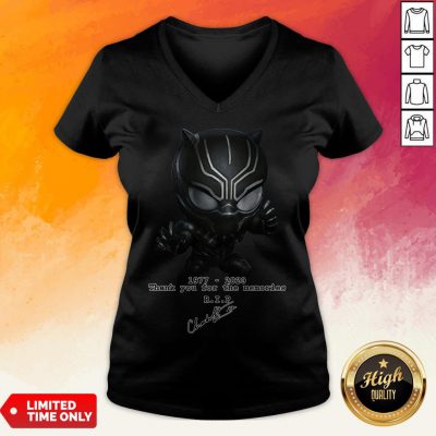 The Superhero Black Panther In The Marvel Cinematic Universe Rip V-neck