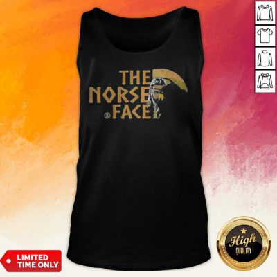 Vikings And Raven The Norse Face Logo Tank Top