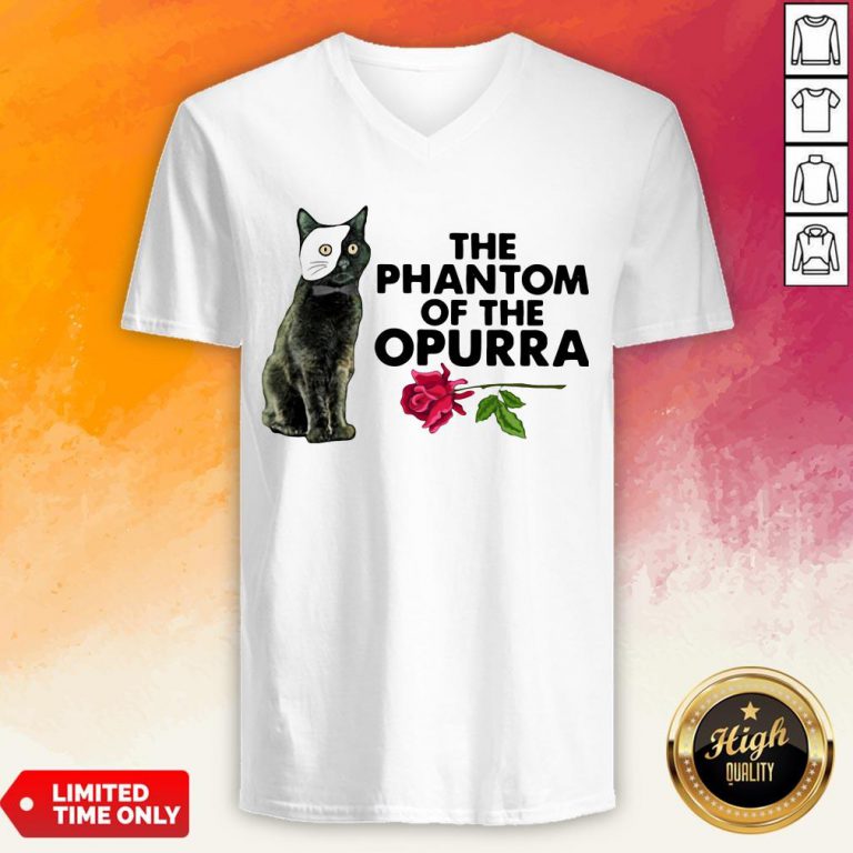 Cat The Phantom Of The Opra V-neck