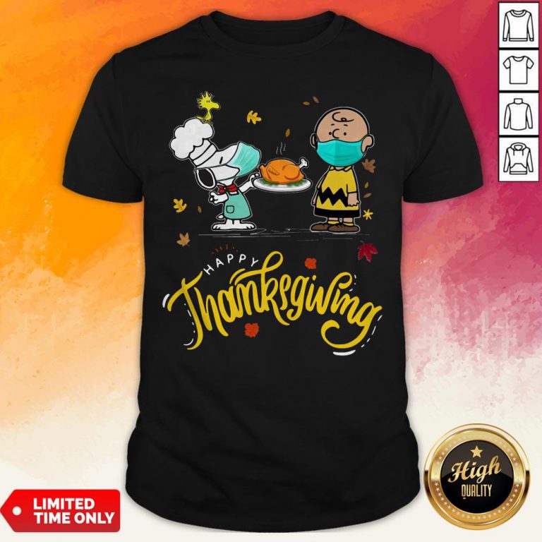 harlie Brown Snupy And Woodstock Happy Thanksgiving Shirt
