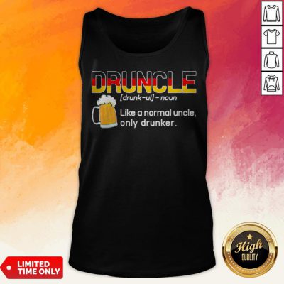 Germany Ndruncle Noun Like A Normal Uncle Only Drunker Beer Tank Top