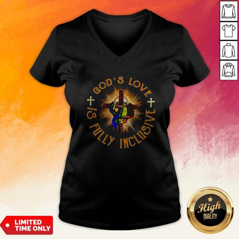 Gods Love Is Fully Inclusive Lgbt V-neck