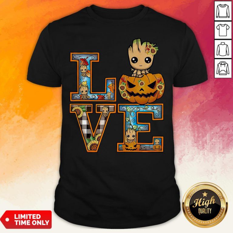Good Groot Pumpkin Love Halloween Shirt