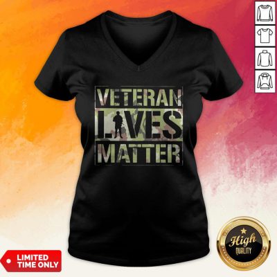 Good Veteran Lives Matter Classic V-neck