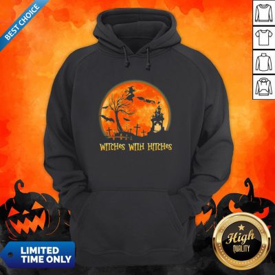 Good Witches With Hitches Sunset Halloween Hoodie
