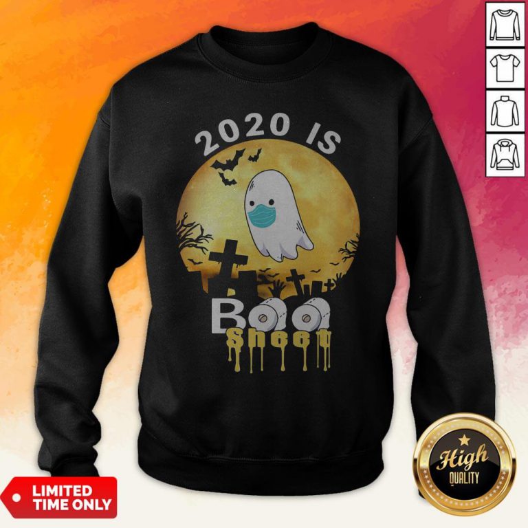 Halloween 2020 Is Boo Sheet Ghost Moon Sweatshirt
