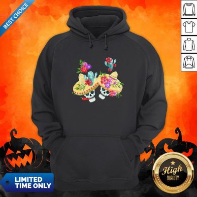 Happy Mexican Holiday Sugar Skull Day Of Dead Hoodie
