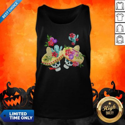 Happy Mexican Holiday Sugar Skull Day Of Dead Tank Top