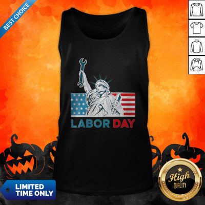 Labor Day American Flag Statue Of Liberty Labor Day Tank Top