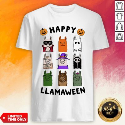Nice Happy Llamaween Camel Halloween Shirt
