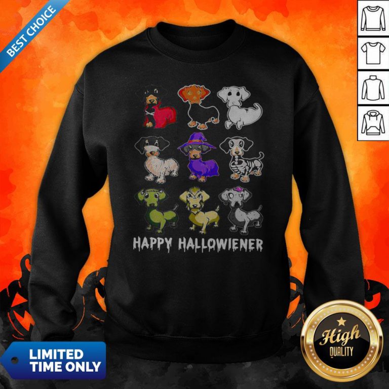 Official Dachshund Happy Halloween Sweatshirt