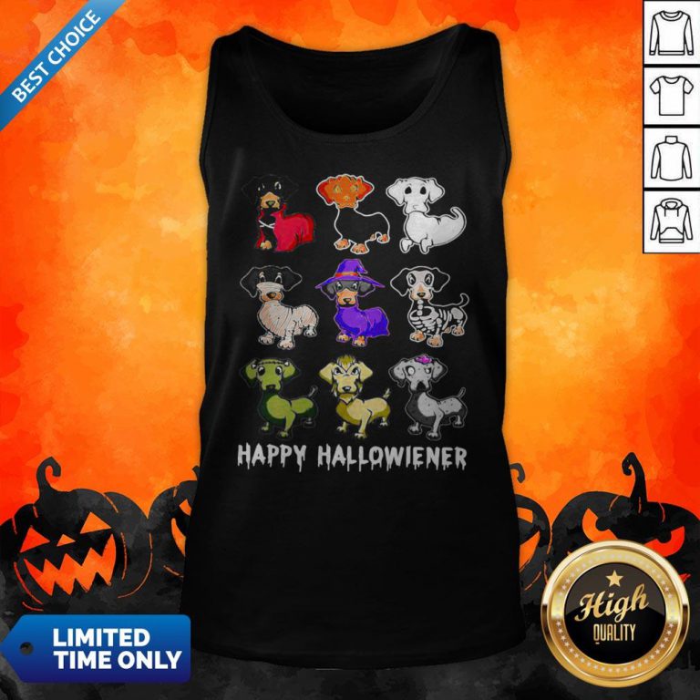 Official Dachshund Happy Halloween Tank Top