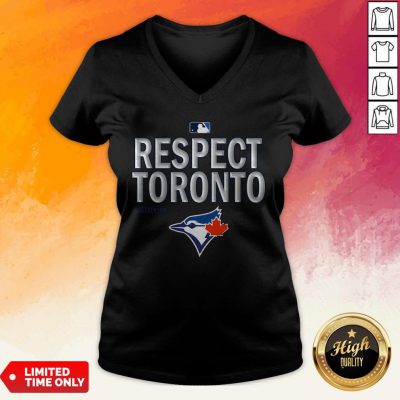 Official Respect Toronto Blue Jays V-neck