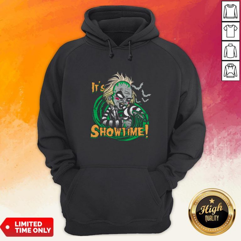 Perfect Beetlejuice It's Show Time HoodiePerfect Beetlejuice It's Show Time Hoodie