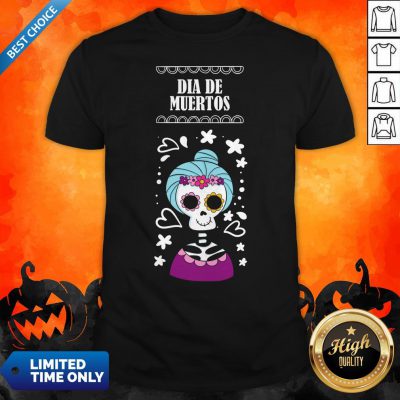 Sugar Skull Women Day Of The Dead Dia De Muertos Shirt