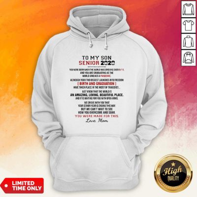 To My Senior 2020 Personalized Coffee Hoodie