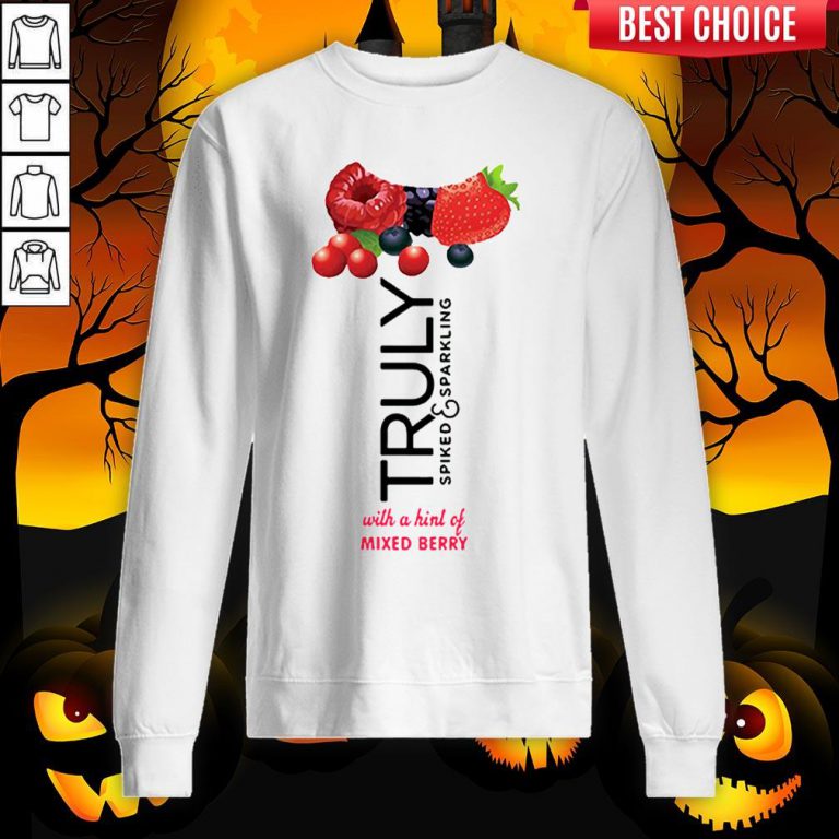 Truly Hard Seltzer Mixed Berry Halloween Costume Sweatshirt