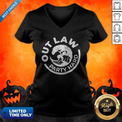 White Claw Halloween Party Hard V-neck